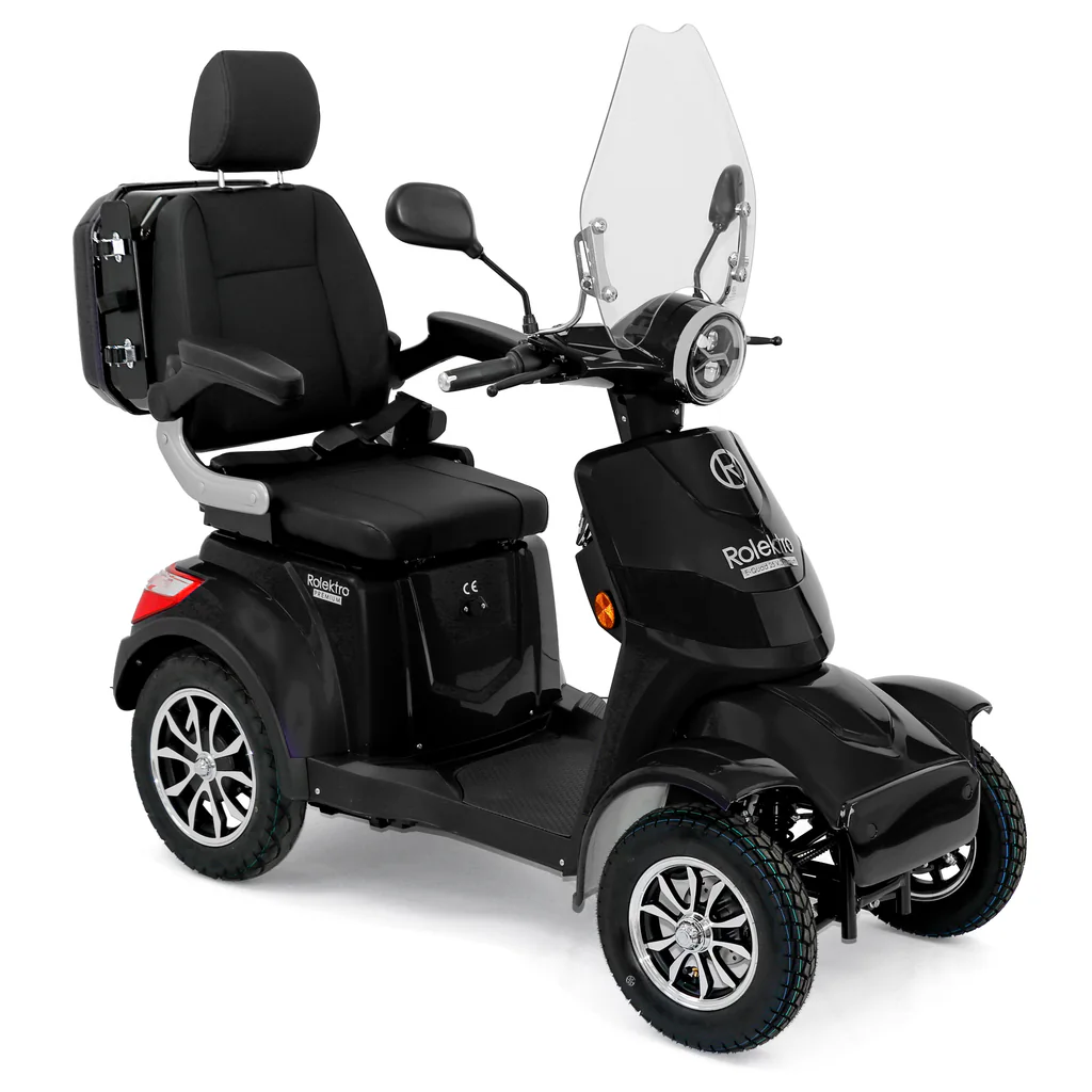 Rolektro E-Quad 25 V.3 Premium Schwarz, 25 km/h – Ansicht